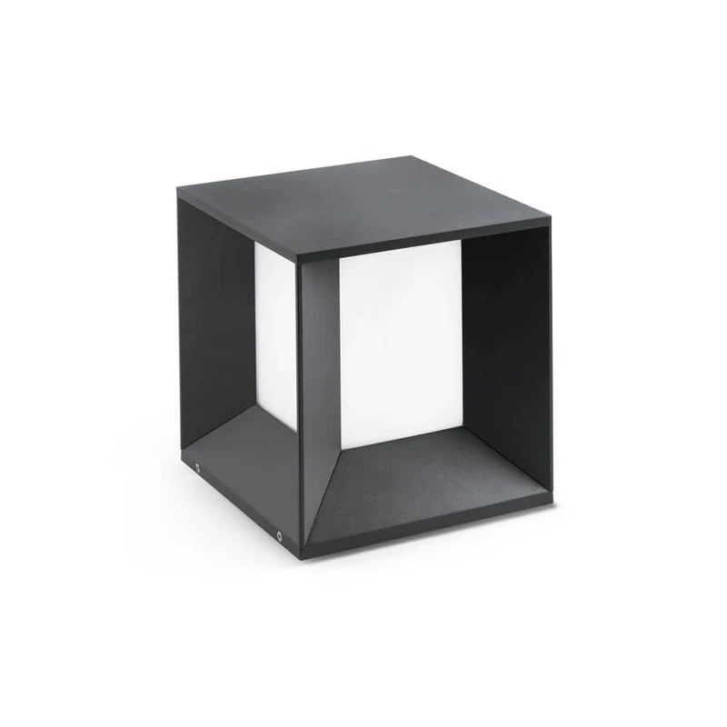 LED Sockelleuchte MILA 18W 4000K 500lm IP65 Dunkelgrau