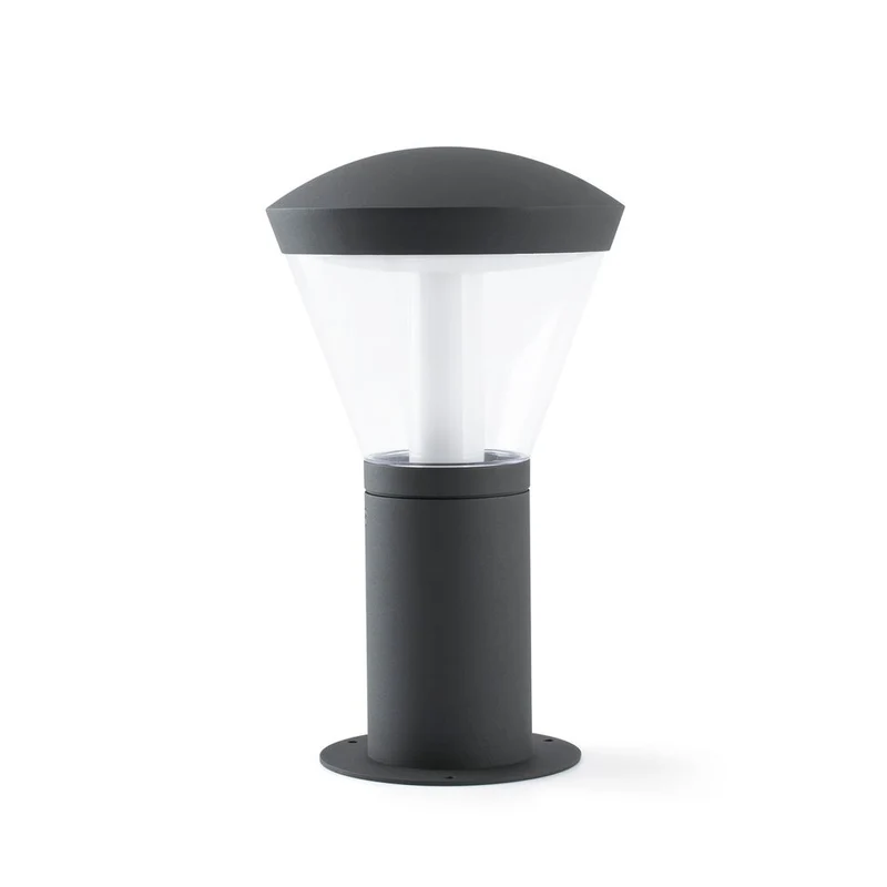 LED Sockellampe SHELBY 32cm IP65 Dunkelgrau