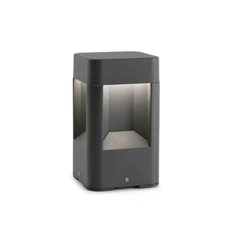 LED Sockelleuchte NAYA 8W 3000K IP54 Dunkelgrau