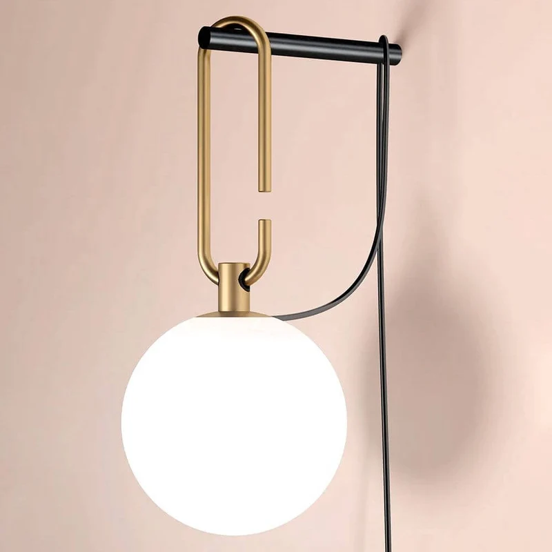 Artemide Nh Parete Messing, Schwarz