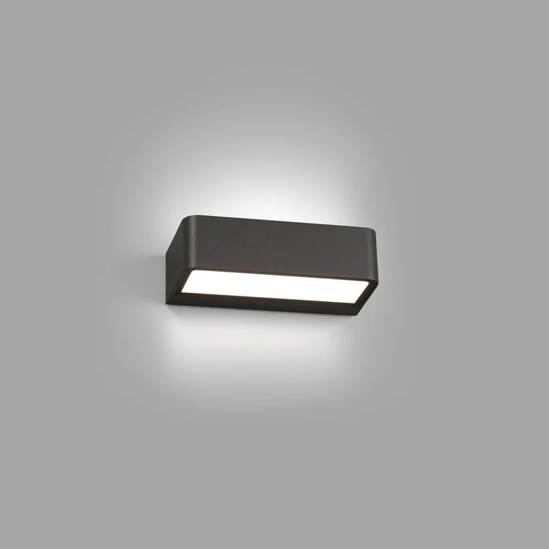 LED Außenwandleuchte TAKUA 3000K IP65 Dunkelgrau