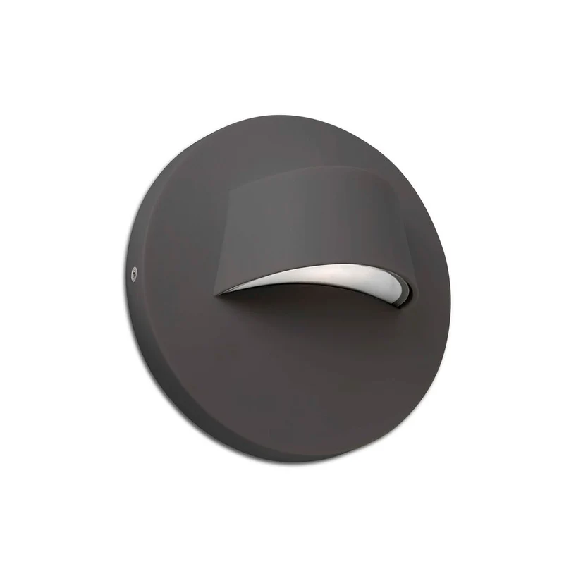 LED Außenwandlampe BROW 3000K IP44 Dunkelgrau