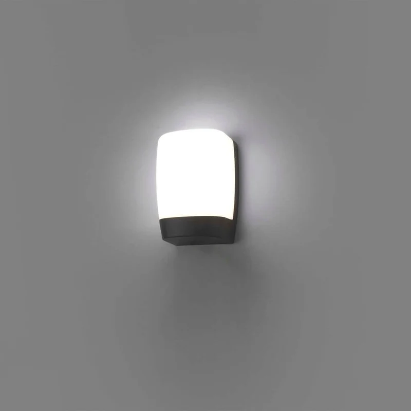 LED Außenwandleuchte POL IP54 Dunkelgrau