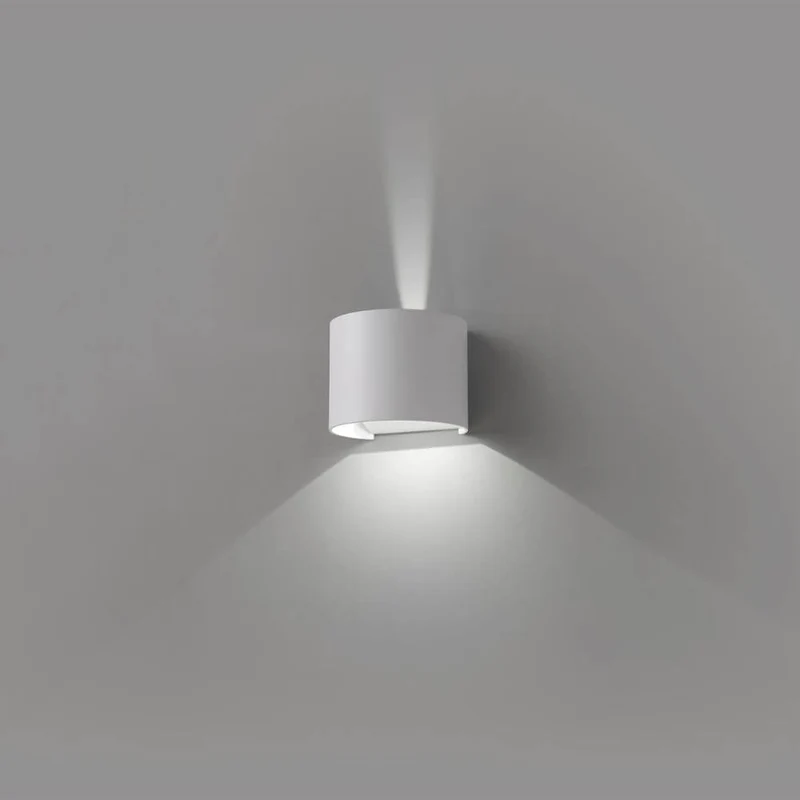 LED Außenwandleuchte SUNSET 2x3W 3000K IP54 Weiß