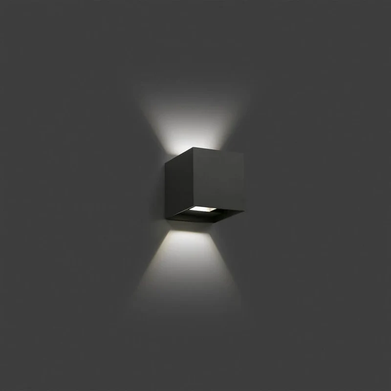 LED Außenwandleuchte OLAN 3000K IP54 Dunkelgrau