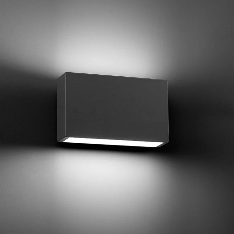 LED Außenwandleuchte TANE 6W 3000K IP44 Dunkelgrau