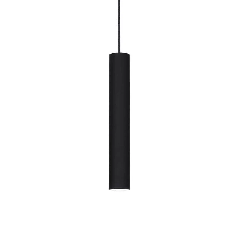 LED Pendelleuchte Tube Klein Schwarz