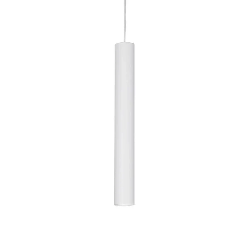 LED Hängeleuchte Tube Mittel Weiß