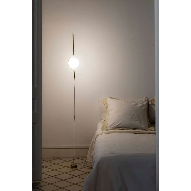 LED Pendel-Stehlampe LE VITA 6W 2700K Goldfarben
