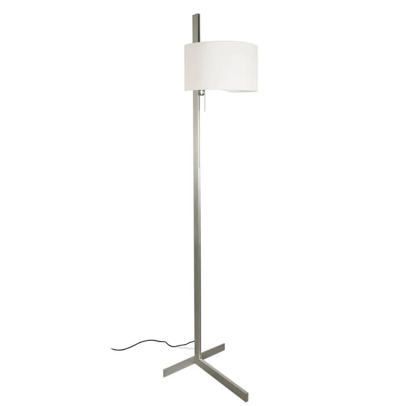 Stehlampe STAND UP Aluminium, Weiß