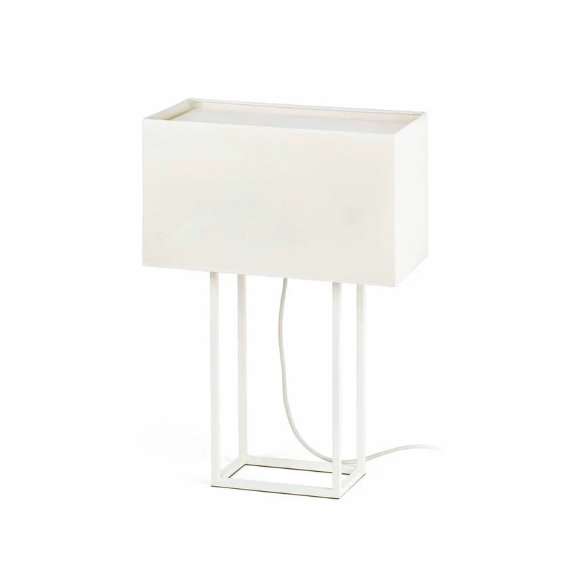 Tischlampe VESPER 2-flammig Weiß, Beige
