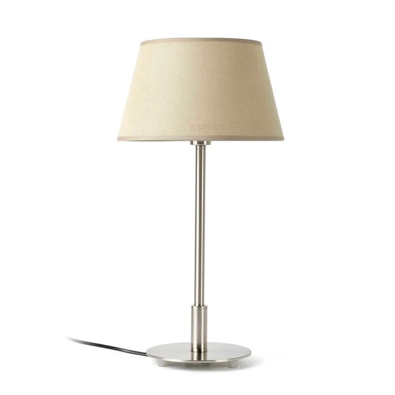 Tischlampe MITIC Nickel, Beige