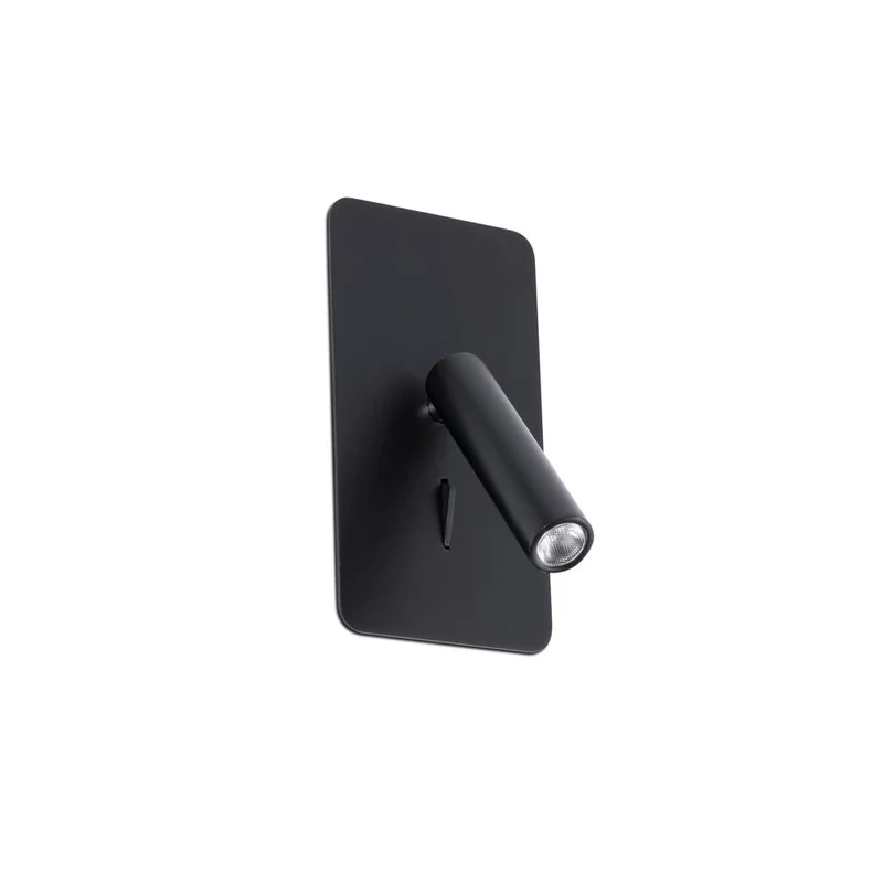 LED Wand-Einbauspot SUAU Schwarz