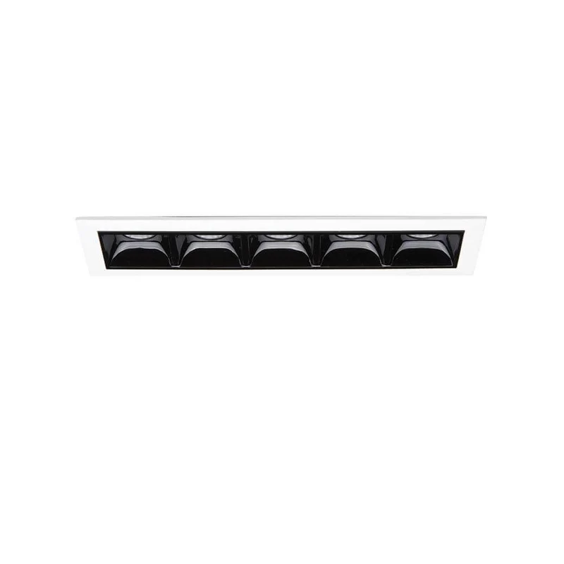 LED Einbaustrahler Lika Fi5 Trim Weiß, Grau