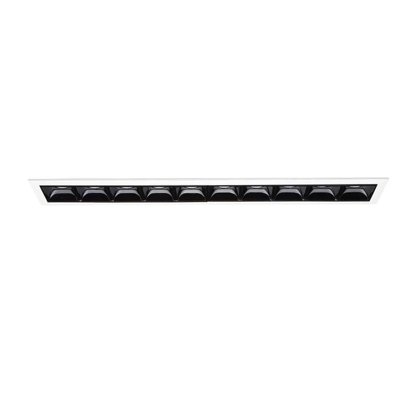 LED Einbauleuchte Lika Fi10 Trim Weiß, Grau