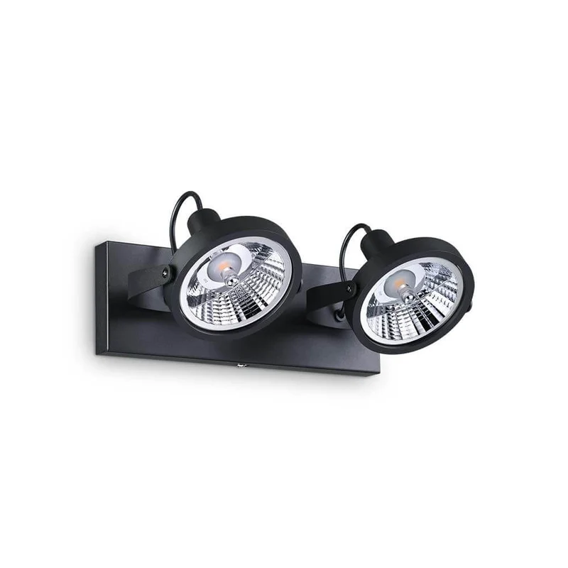 Deckenlampe Glim 2-flammig Schwarz