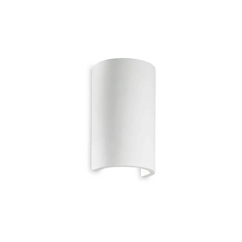 Wandleuchte Flash Gesso Rund Weiß