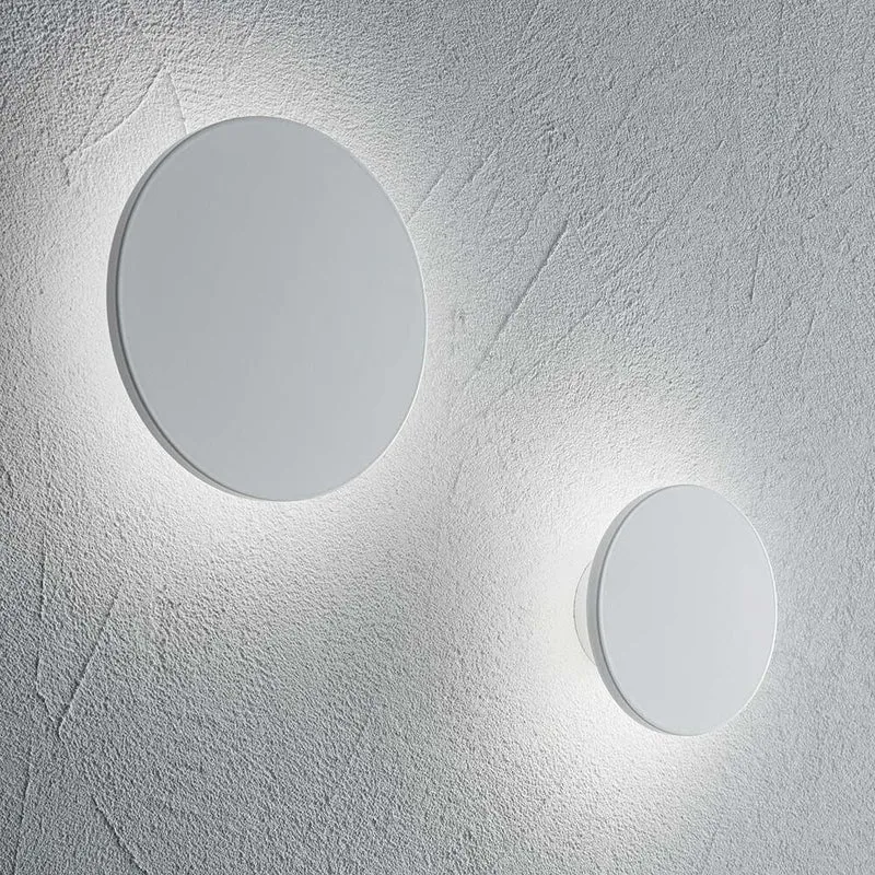 LED Wandleuchte Cover Rund Klein Weiß