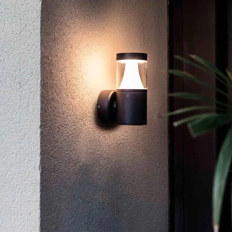 LED Außenwandleuchte PLIM 3000K IP65 Dunkelgrau