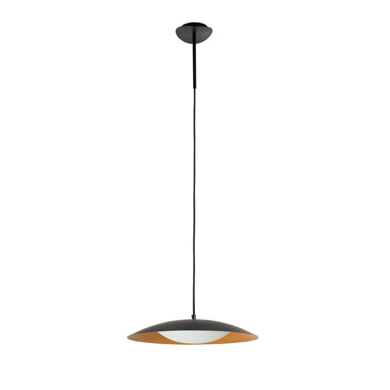LED Pendelleuchte SLIM Schwarz, Goldfarben