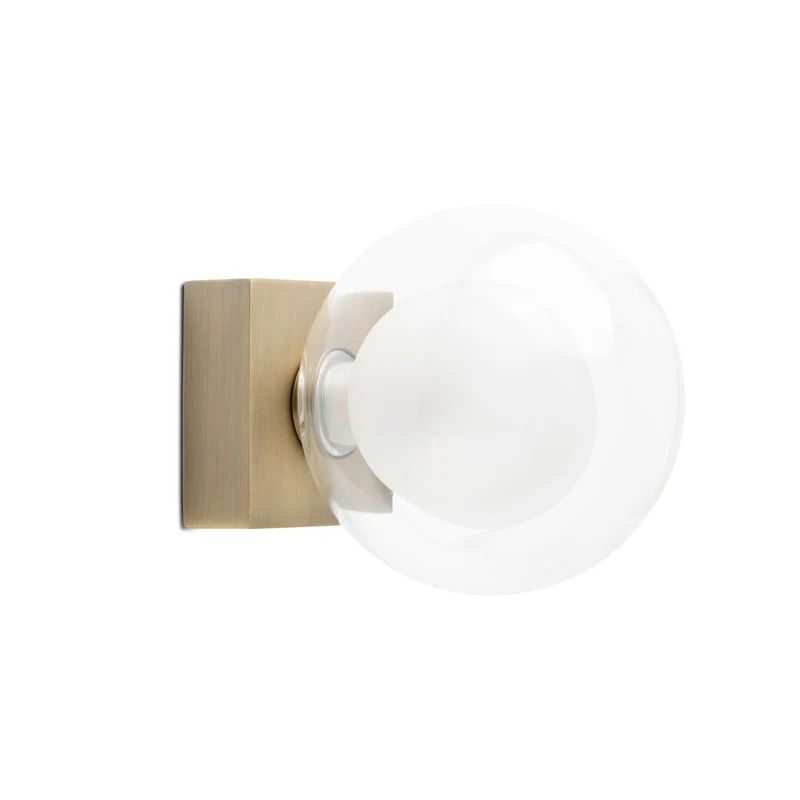 Wandleuchte PERLA IP44 Altgold