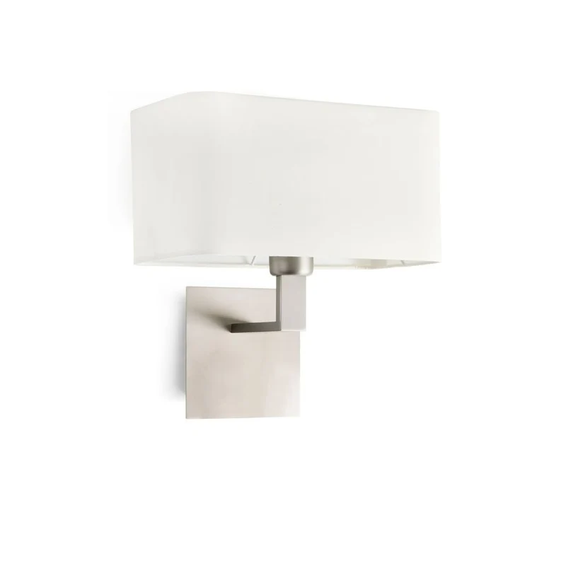 Wandleuchte HANNA Nickel-Matt, Beige