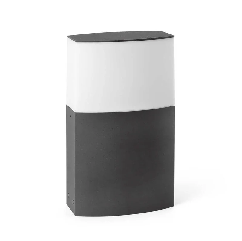Moderne Gehwegleuchte DATNA 29cm IP44 Dunkelgrau