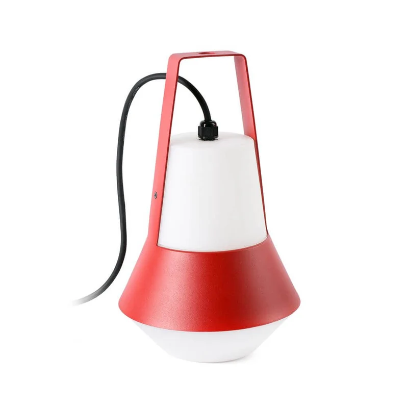 Tragbare Außenlampe CAT IP54 Rot, Weiß