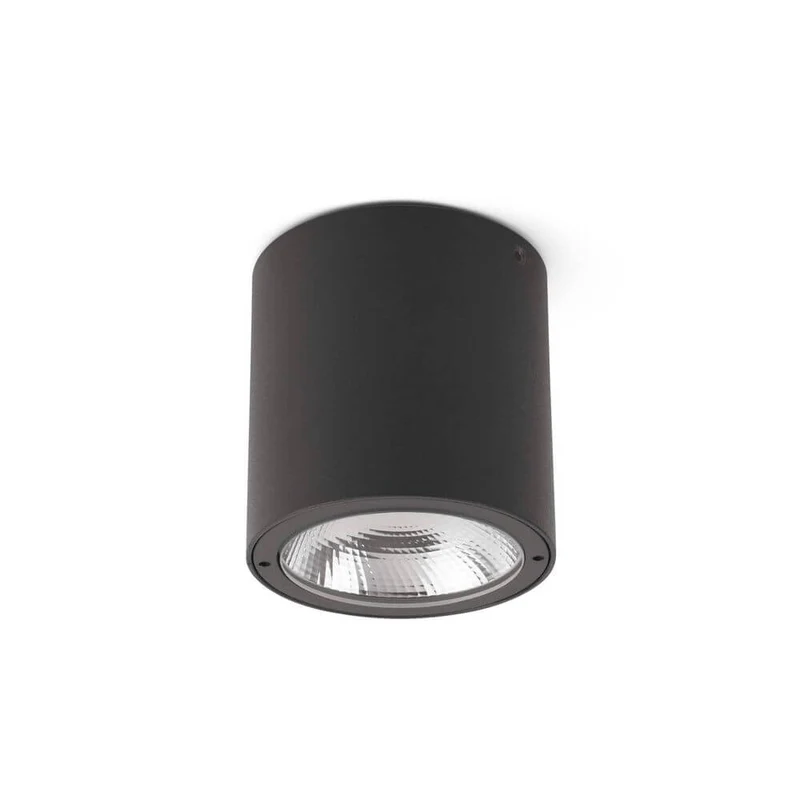 LED Außen Deckenspot 8W 3000K IP54 Dunkelgrau