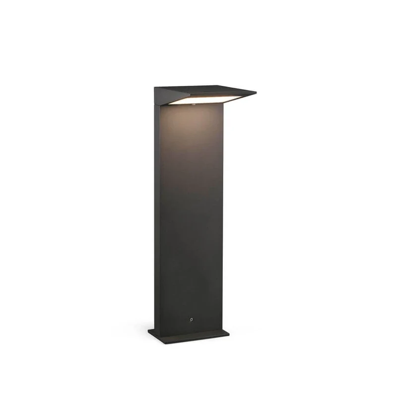LED Solar Sockelleuchte SOLEIL IP54 Dunkelgrau