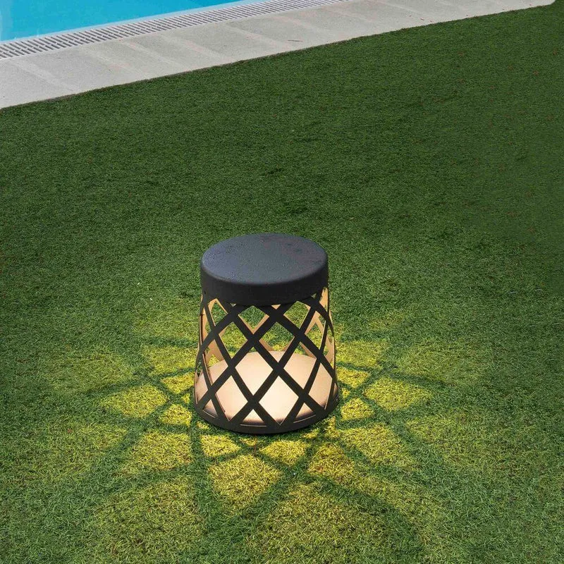 LED Sockellampe SHADOW IP65 Dunkelgrau