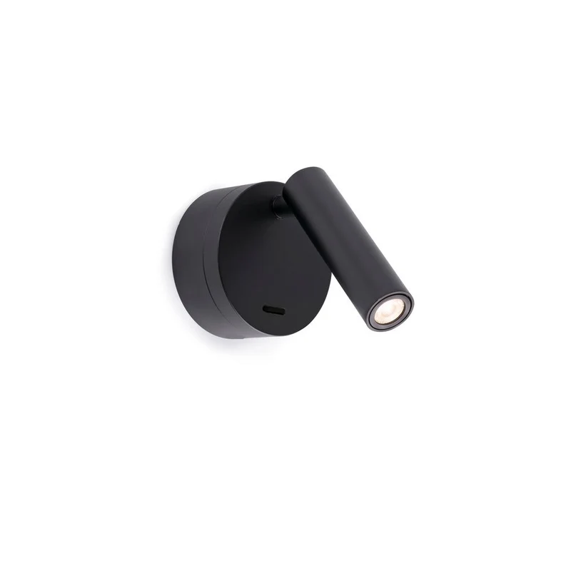 LED Wand-Leselampe BOC 3W 3000K Schwarz