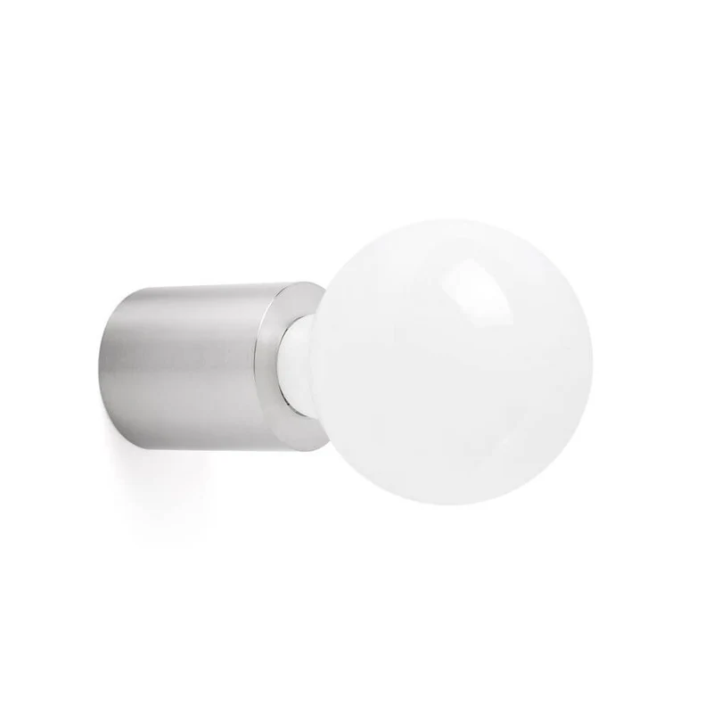 Wandleuchte Ten Nickel-Matt
