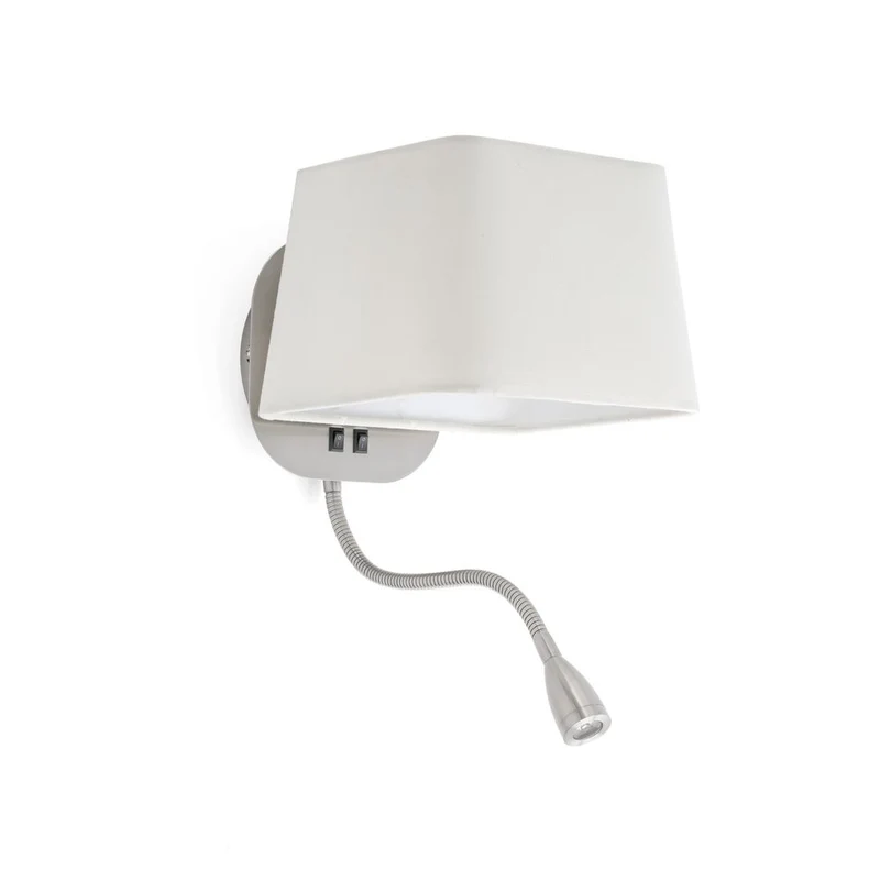 Wandleuchte SWEET mit LED-Leselampe Weiß
