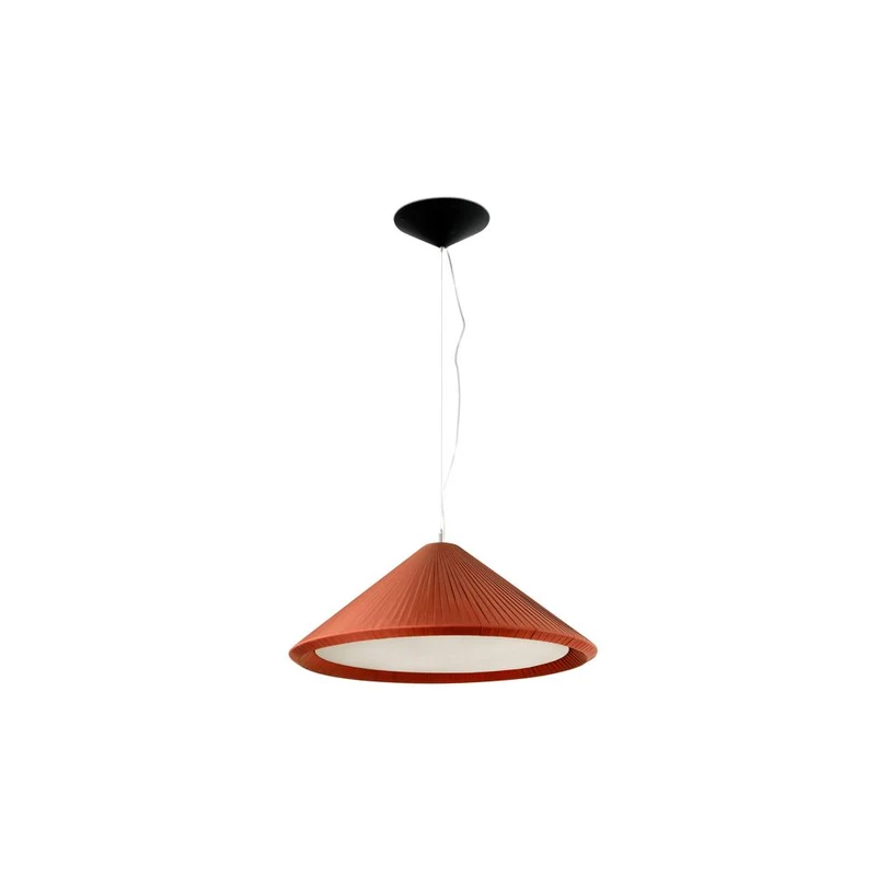 Pendellampe HUE-IN Ø 70cm Rot, Schwarz