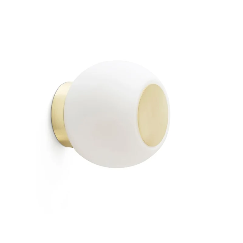 LED Decken- & Wandleuchte Moy 4W 3000K IP44 Goldfarben, Weiß