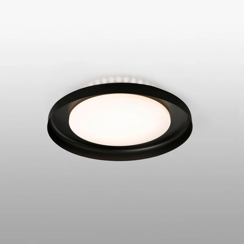 LED Deckenlampe DOLME Ø 40cm 24W Schwarz