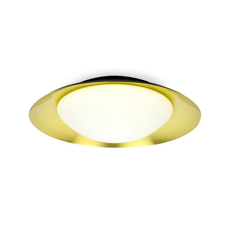 LED Deckenleuchte SIDE 20W Schwarz, Goldfarben
