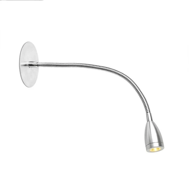 LED Wand-Leseleuchte LOKE-3 3W 3000K Chrom
