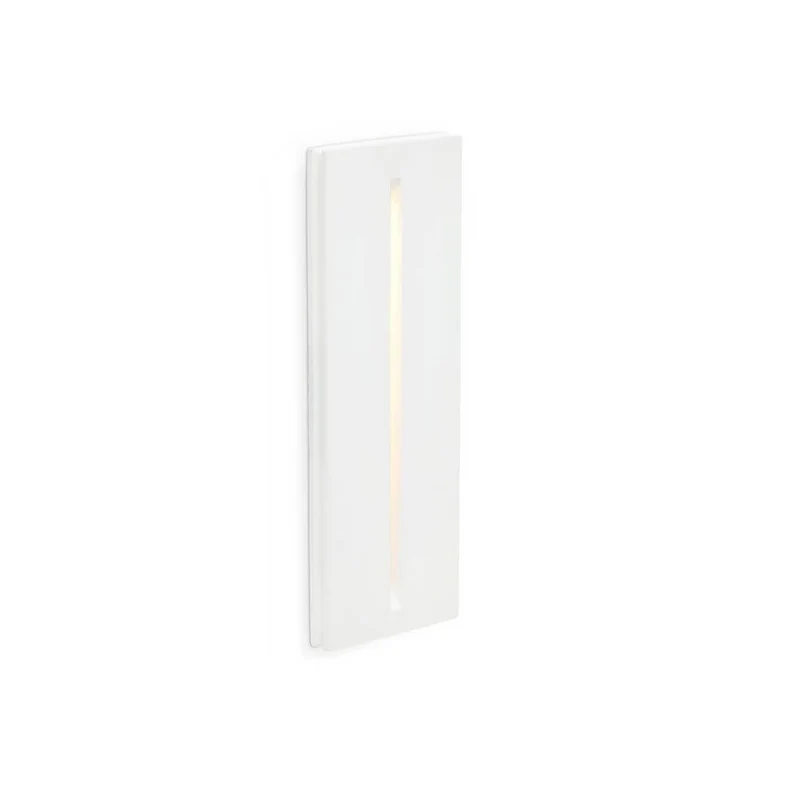 LED Wand-Einbaulampe PLAS-2 1W 3000K Weiß