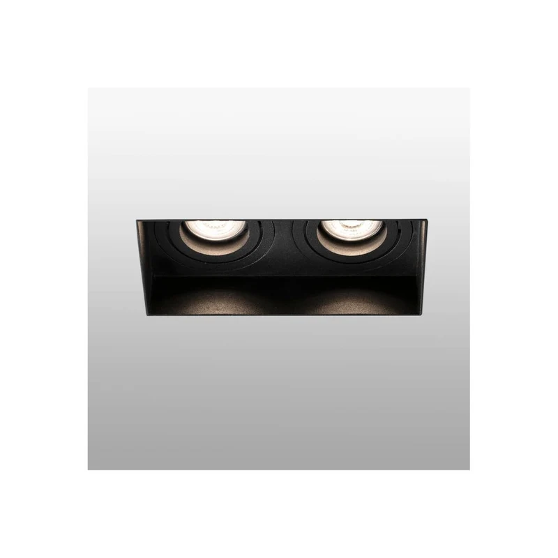 Einbaulampe HYDE 2-flammig GU10 Schwarz