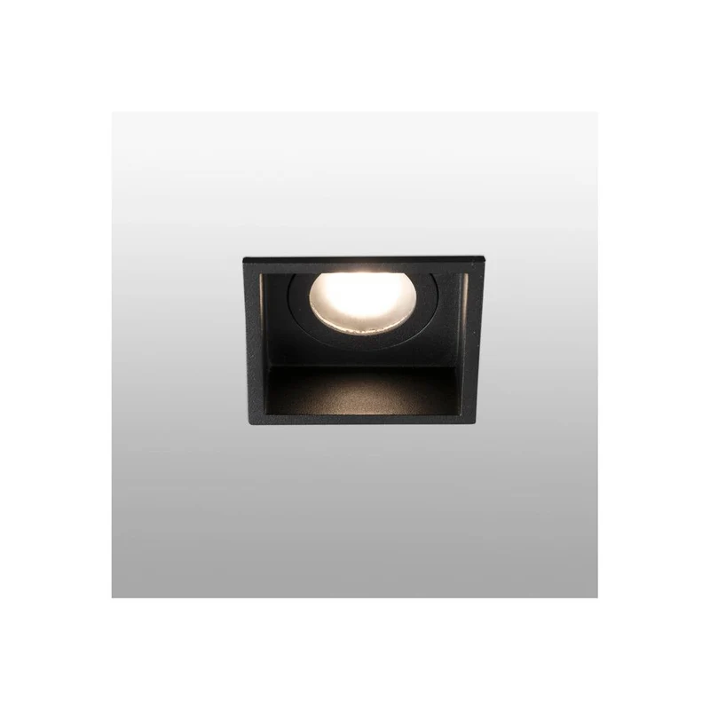 Downlight HYDE Quadratisch GU10 IP44 Schwarz