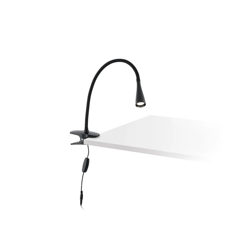 LED Klemmleuchte LENA 5W 4000K Schwarz