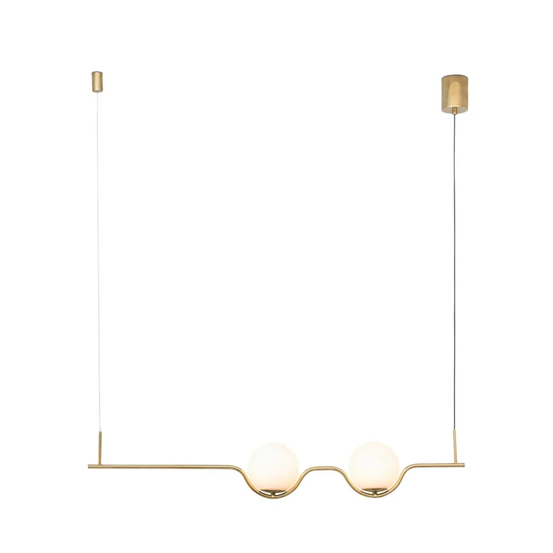 LED Pendelleuchte LE VITA 2x6W 2700K Goldfarben