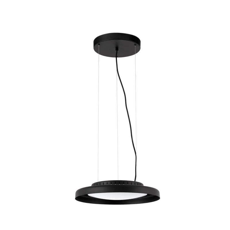 LED Pendelleuchte DOLME Ø 40cm Schwarz