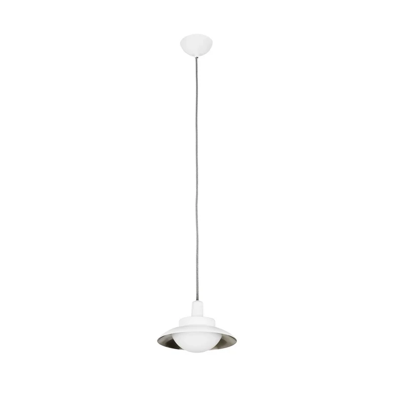 LED Pendelleuchte SIDE Weiß, Nickel