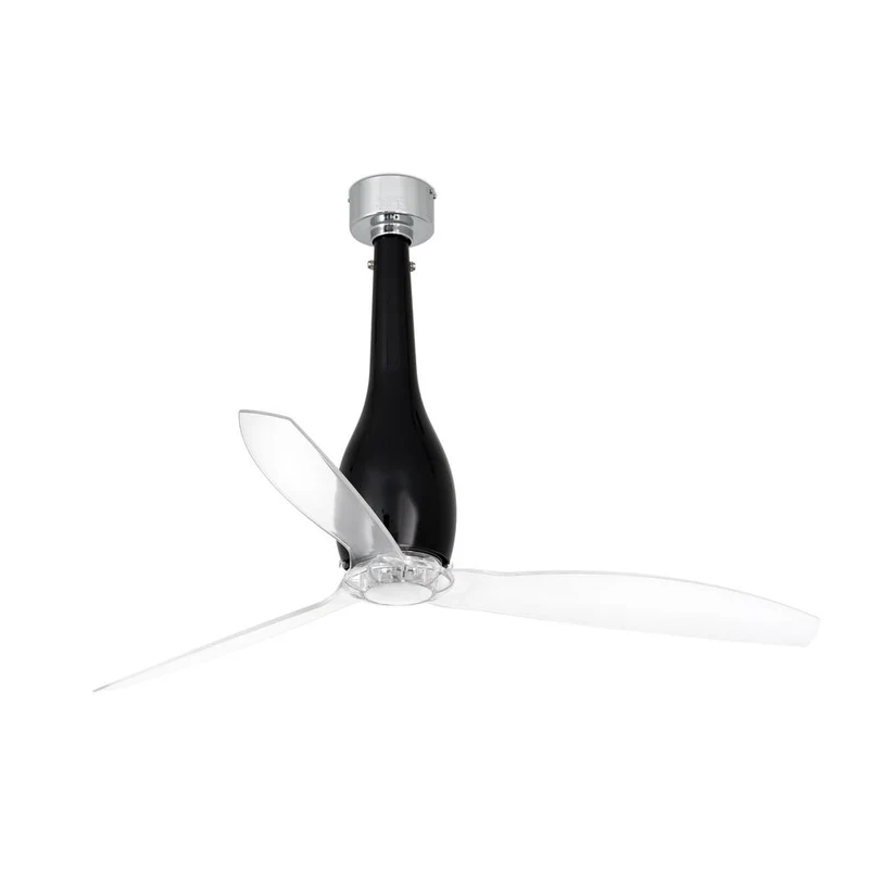 Deckenventilator ETERFAN Schwarz, Transparent