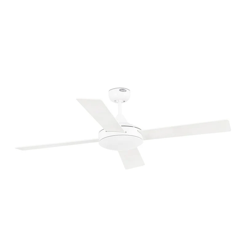 Deckenventilator MALLORCA Ø 132cm 4 Flügel Weiß, Weiß-Ahorn