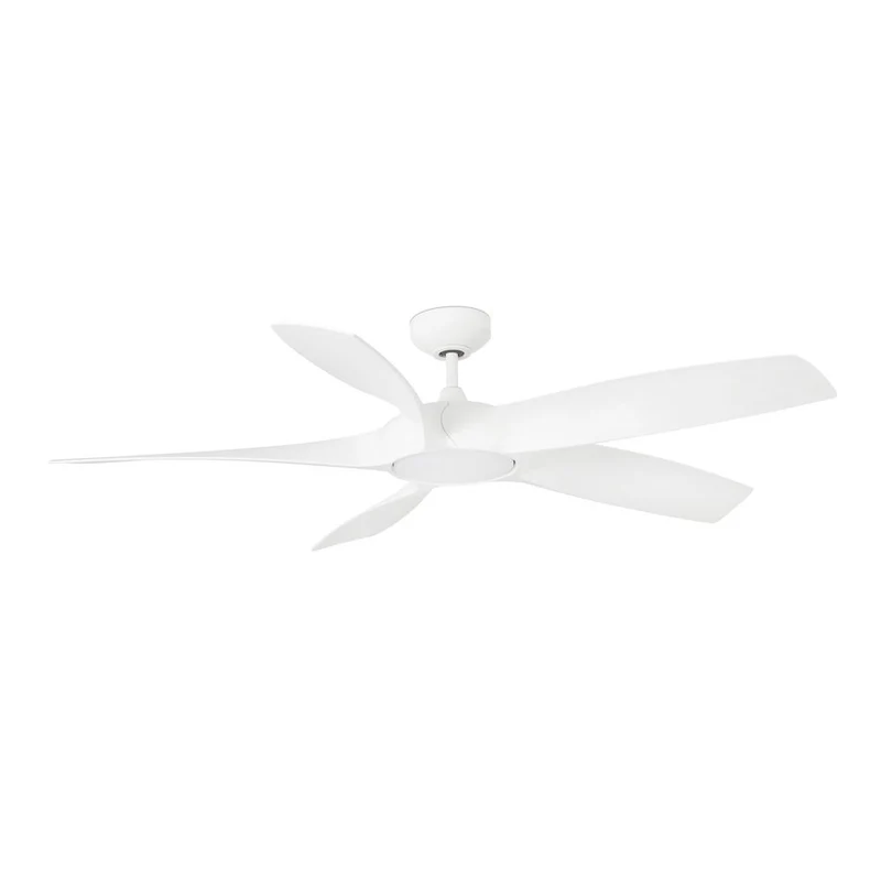 LED Deckenventilator COCOS Ø 137cm 5 Flügel Weiß