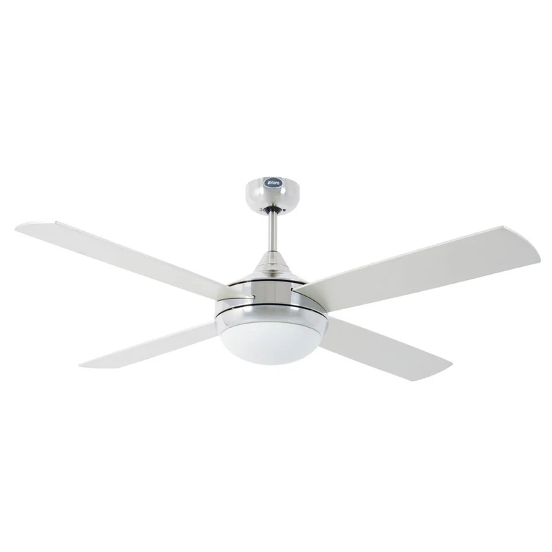 Deckenventilator Icaria Deckenventilator 2-flammig Grau-Ahorn